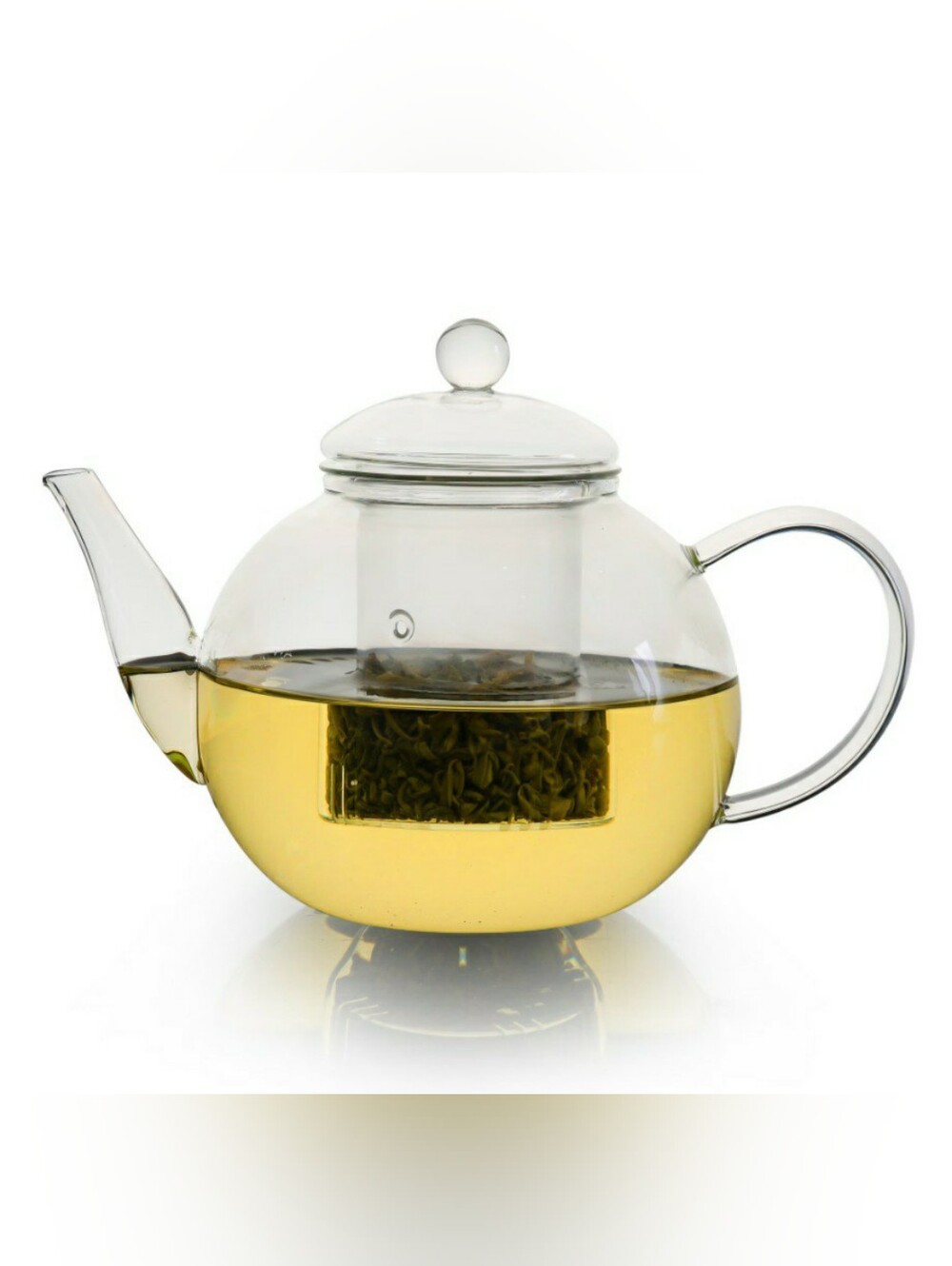 Clear Glass Teapot with Infuser, NEW